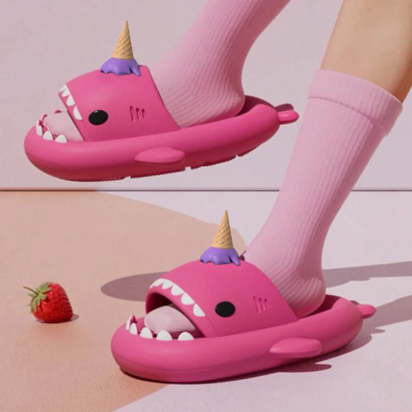 Sandalias antideslizantes de suela gruesa para baño y playa - imagen 3