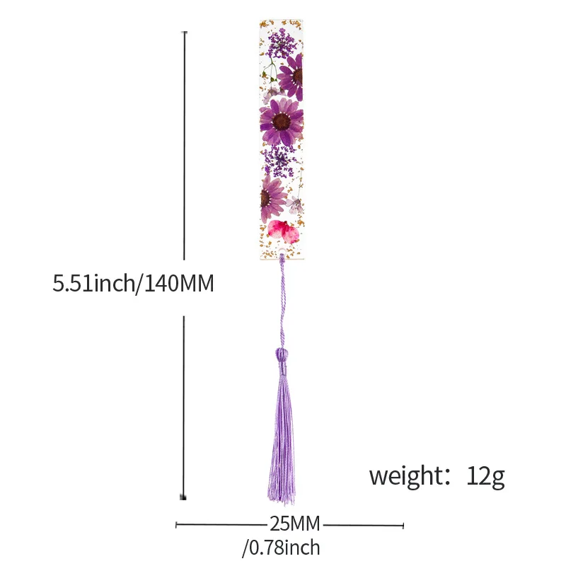 Conjunto de marcadores florales en diferentes colores