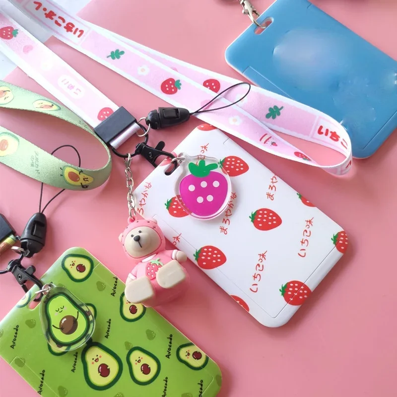 Cordón identificativo escolar con frutas coloridas para niño - imagen 2
