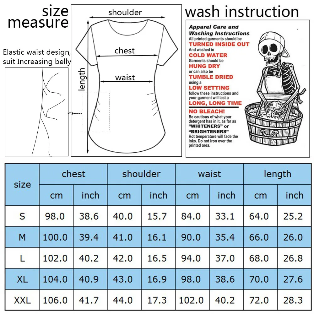 Camiseta maternity veraniega para embarazada – tela suave y transpirable - imagen 5