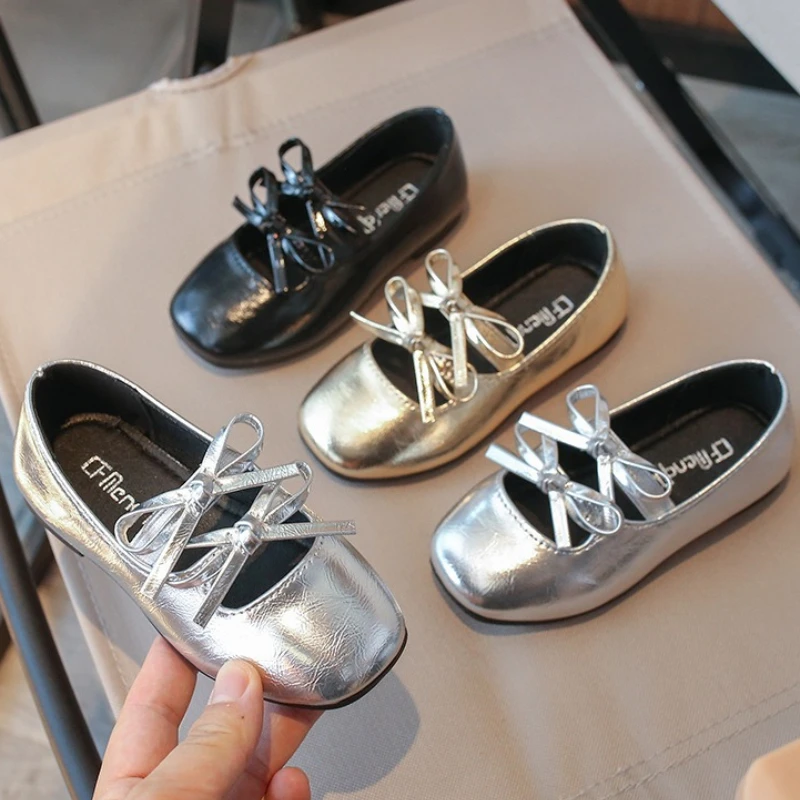 Zapatos de lazo para niña antideslizantes cómodos en fiesta y baile - imagen 2