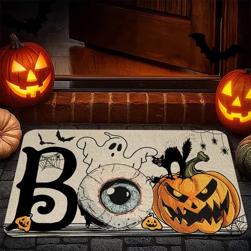 Alfombra Halloween terciopelo resistente y fácil de cuidar - imagen 2