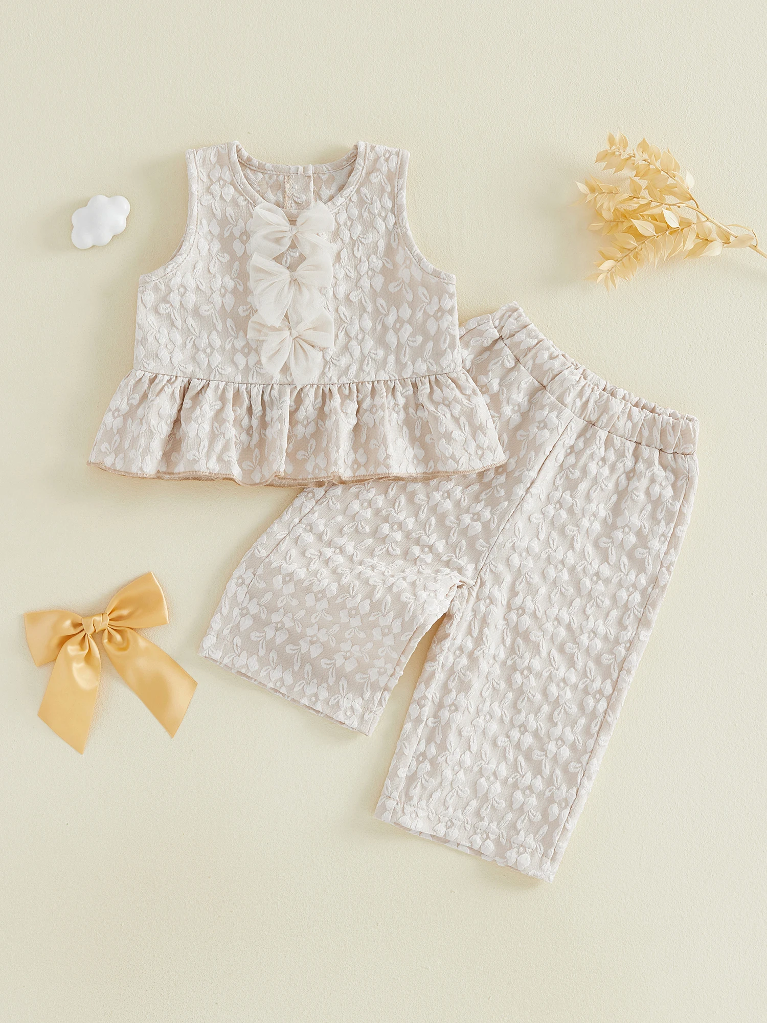 Estilo floral texturizado en conjunto