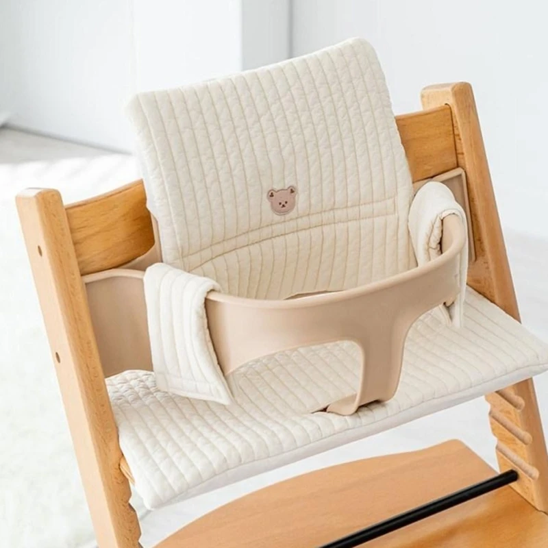 Cojín de asiento antideslizante para silla alta de bebé, oso - imagen 5