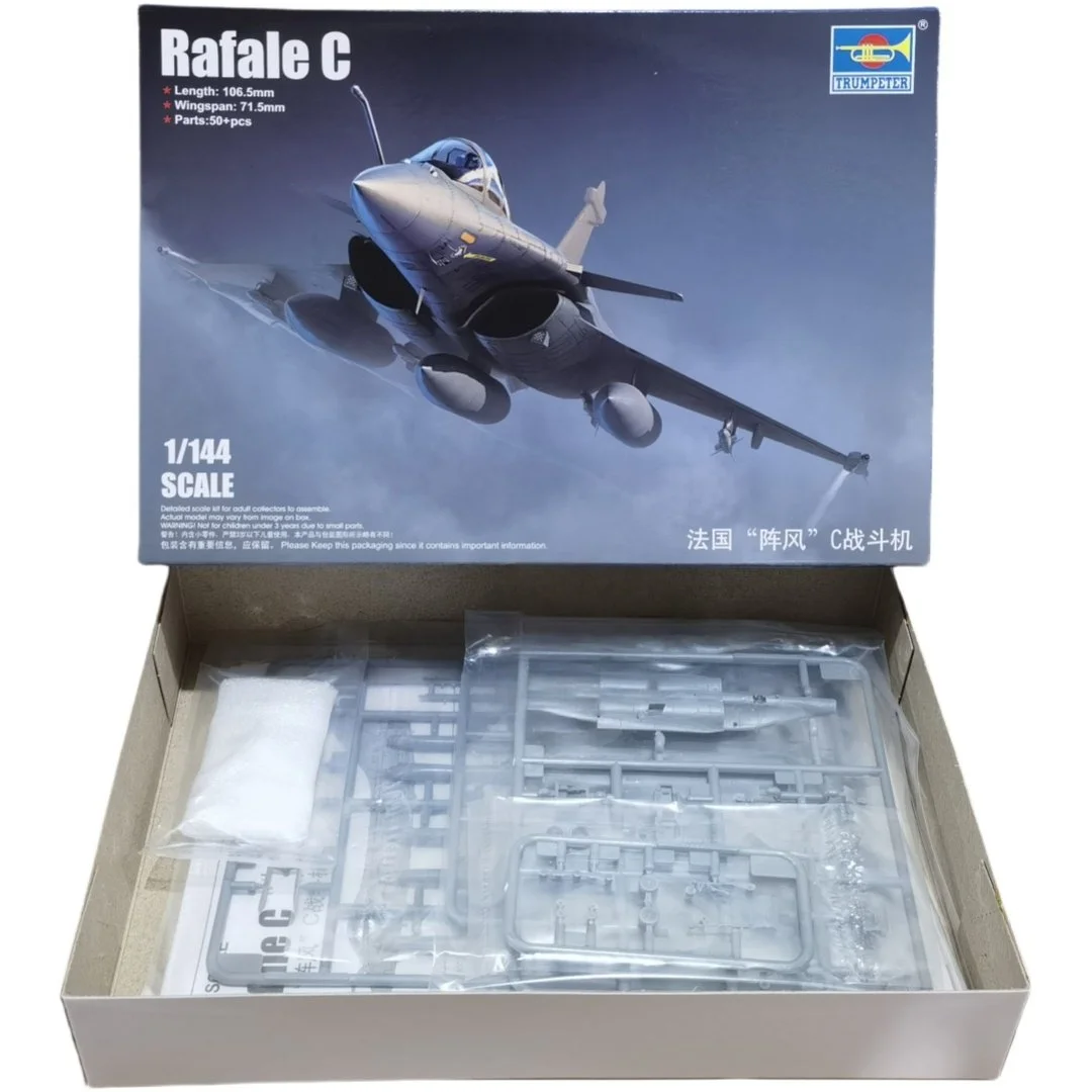 TRUMPETER Rafale C: maqueta de avión de plástico para montar fácil