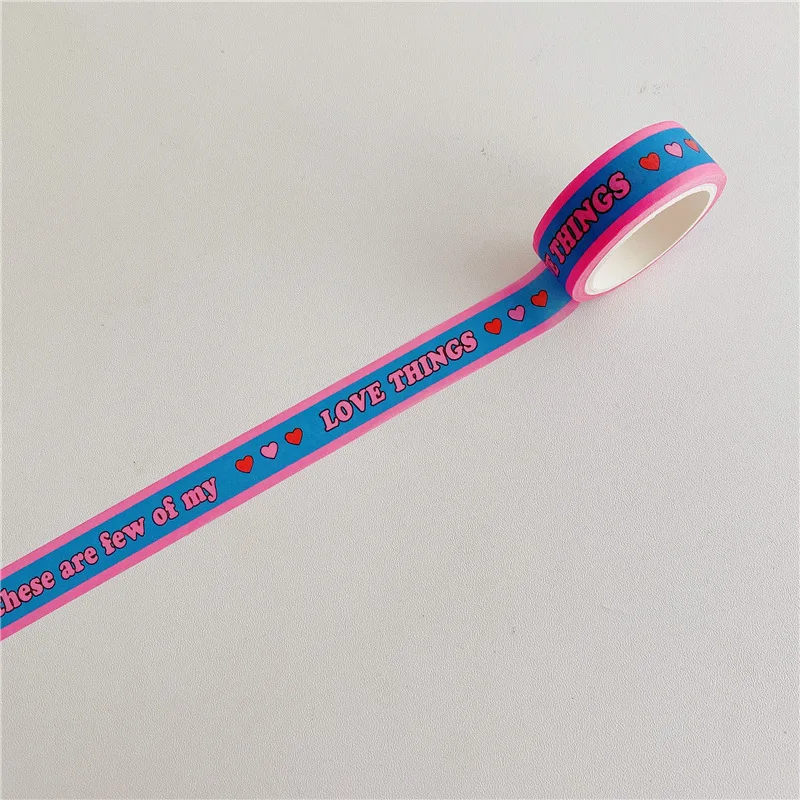 Cinta washi decorativa con letras del alfabeto, colorida - imagen 4