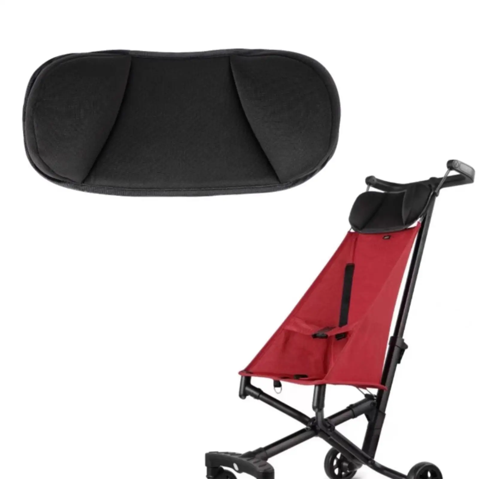 Cojín para cochecito de bebé con soporte para la cabeza