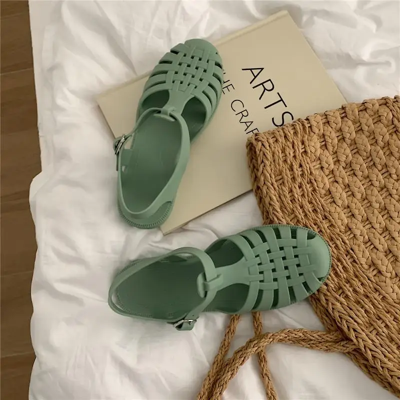 Sandalias romanas PVC estilo gladiador para niña - imagen 3