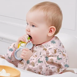 Kangobaby Babero de alimentación de manga larga para bebé