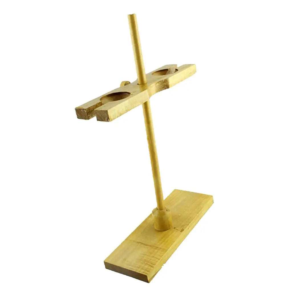 Soporte de laboratorio infantil en madera para embudo doble - imagen 5