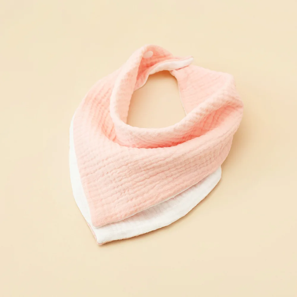 Babero bandana triangular de algodón para bebé – Antisaliva - imagen 5
