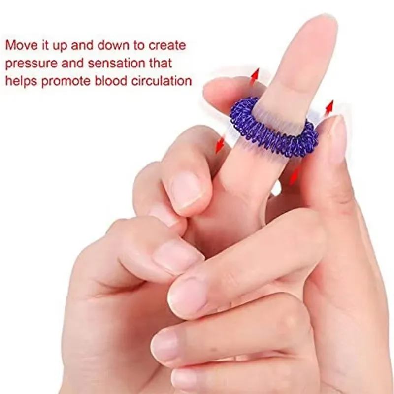 Anillos de acupresión infantiles para aliviar estrés - Masajeador - imagen 5