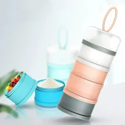 Dispensador portátil de leche en polvo para bebé con compartimentos