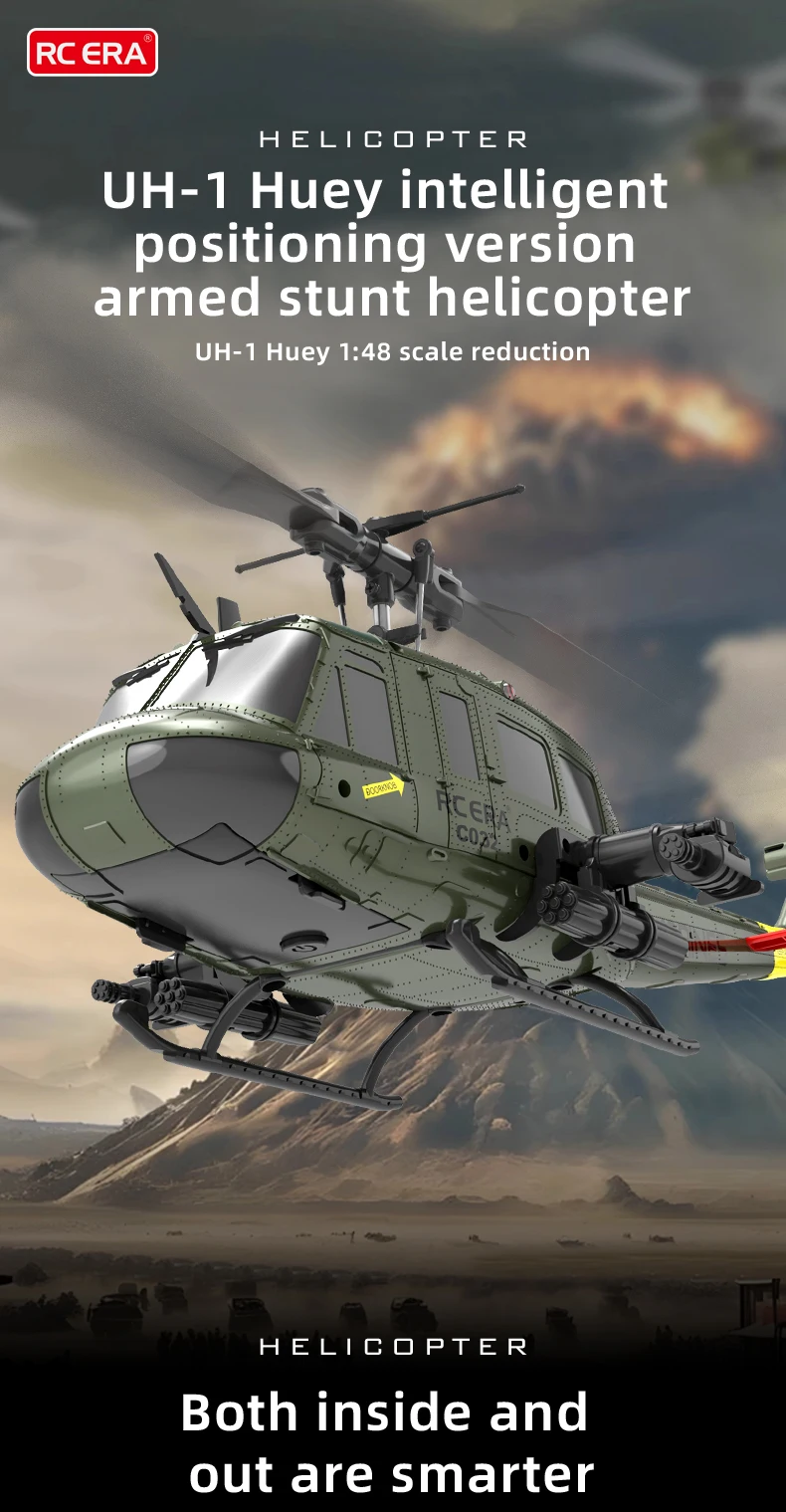 Helicóptero JJRC C032 listo para volar