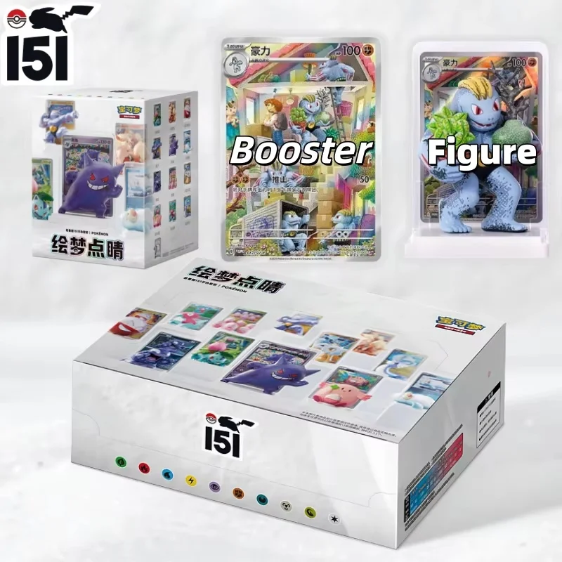 Set de cartas coleccionables Pokémon con figura sorpresa - imagen 3