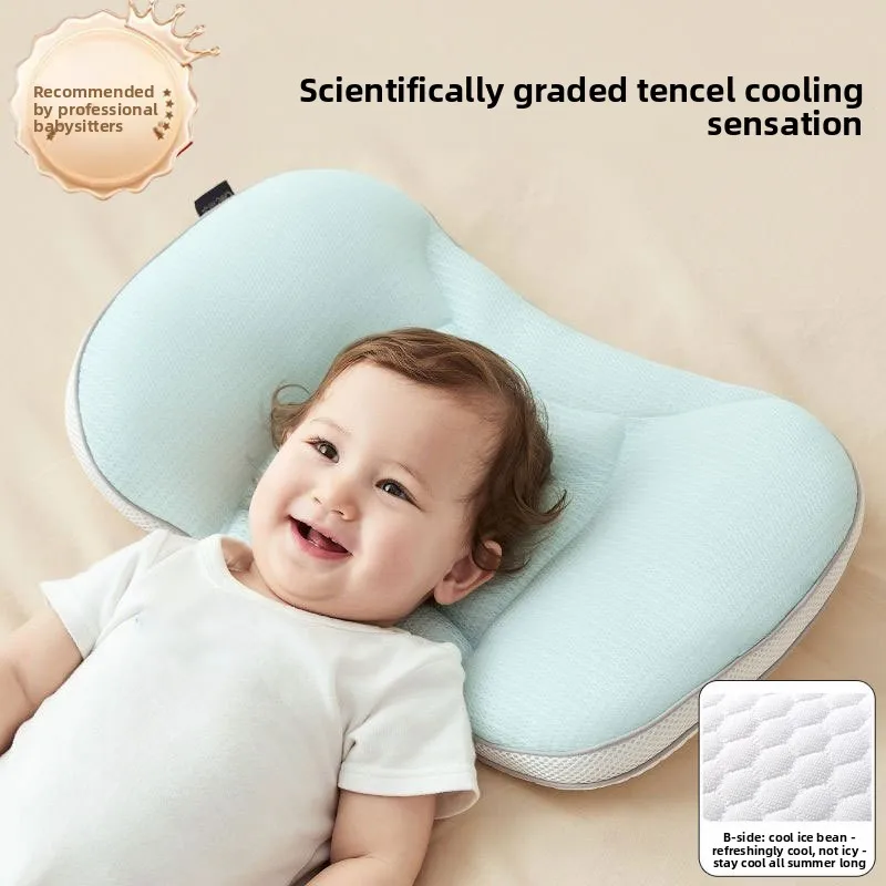 Almohada infantil transpirable con soporte cervical para niños - imagen 2