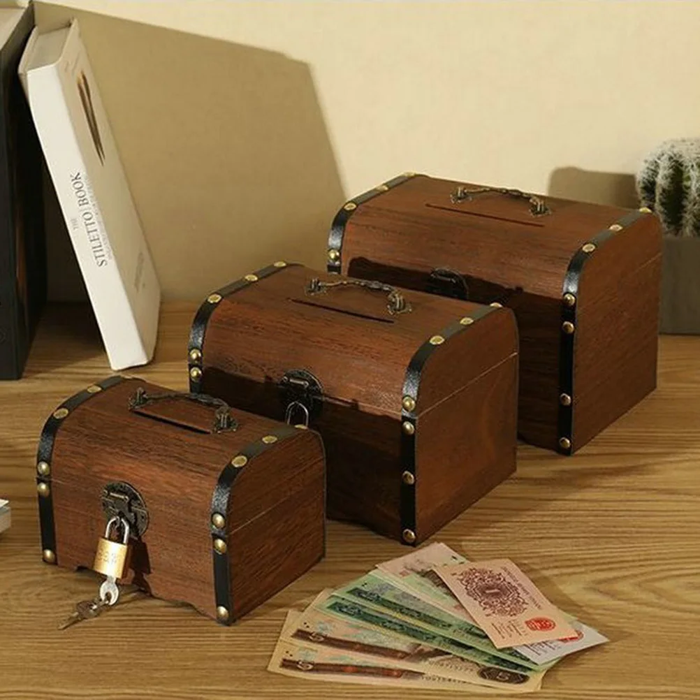 Caja de dinero grande sin cerradura para ahorro gradual