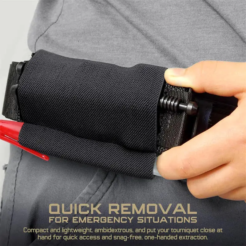 Funda para torniquete TQ en cinturón de servicio táctica