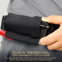 Funda para torniquete TQ en cinturón de servicio táctica