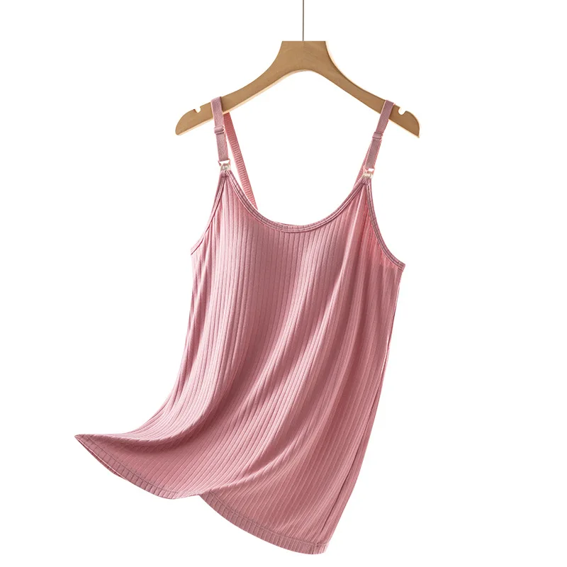 Camisola de lactancia para embarazo y posparto sin sujetador hogar - imagen 3
