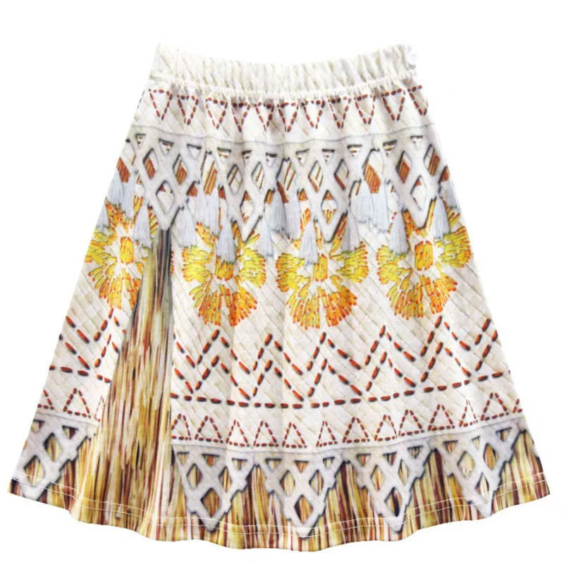 Disfraz Moana para niña – Vestido veraniego con peluca - imagen 4