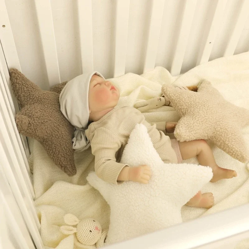 Almohada estrella de felpa suave para posar al bebé recién nacido - imagen 3