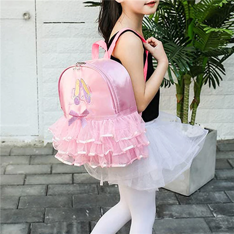 Mochila de ballet para niñas ligera y suave, para clases de danza - imagen 4