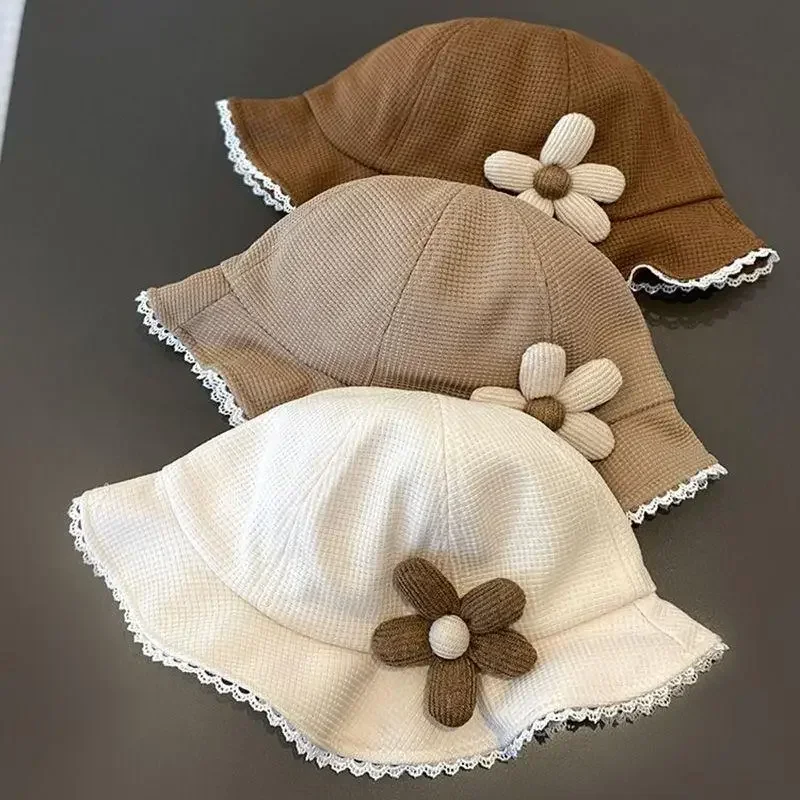 Sombrero de pescador Floral para niña – verano primavera - imagen 4