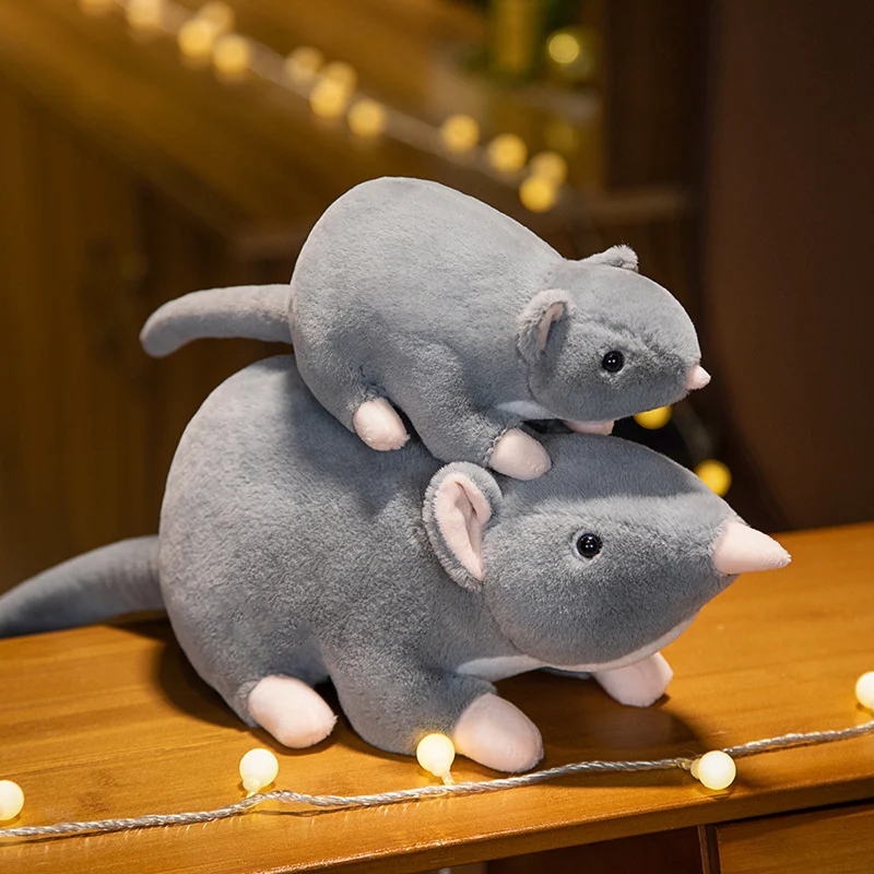 Peluche ratón suave para jugar y abrazar, estilo tierno - imagen 3