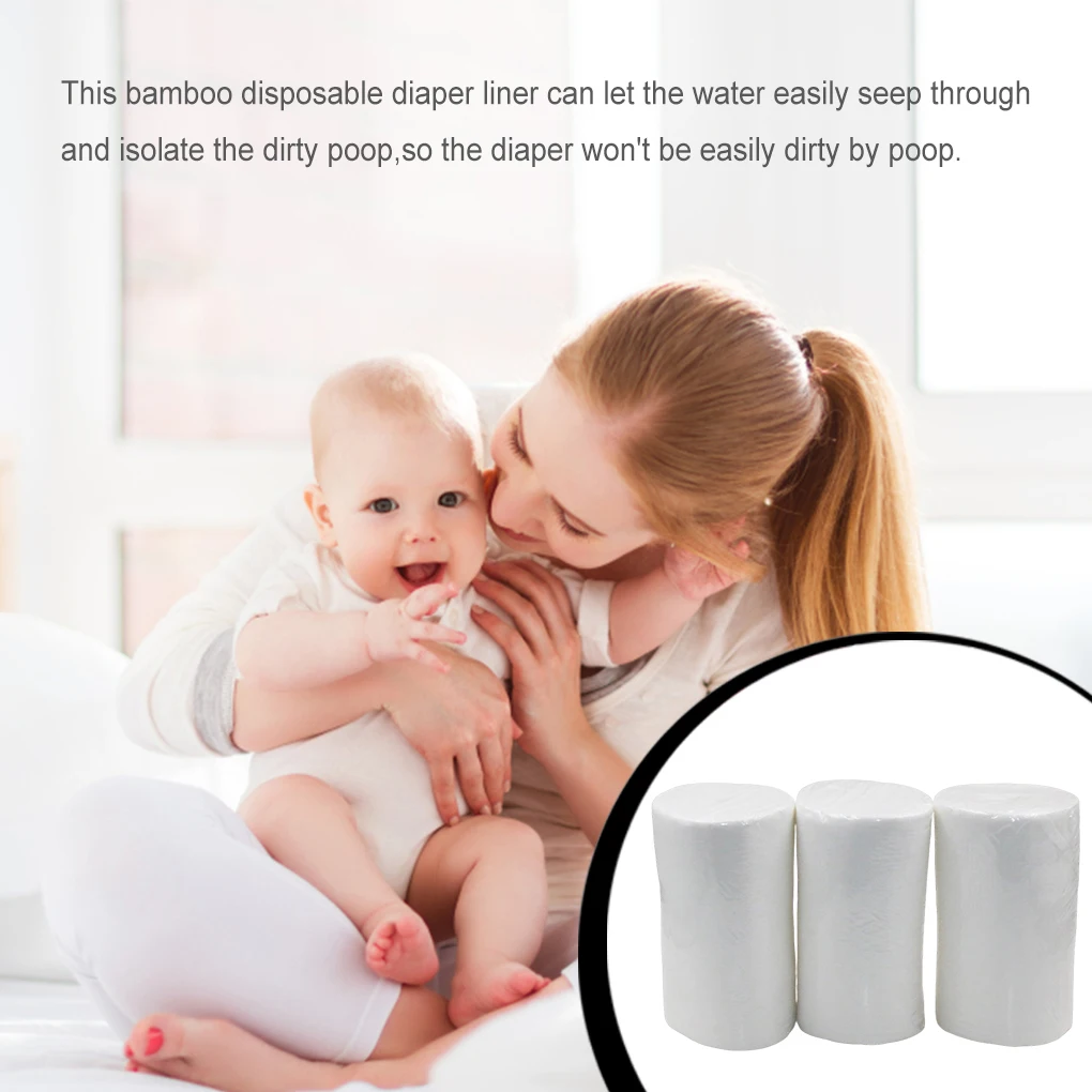 Insertos absorbentes de pañal de tela – Algodón reutilizable para bebé - imagen 3