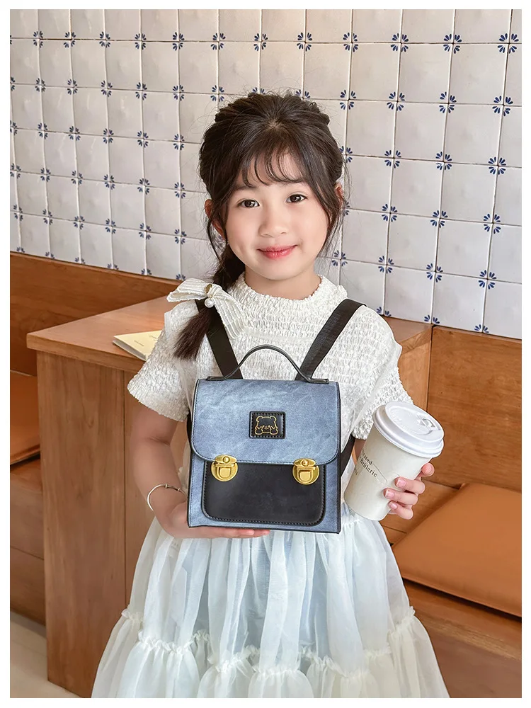 Mochila y bolso de hombro infantil con estilo coreano