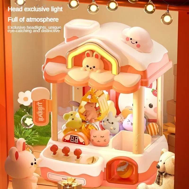 Mini máquina de garra arcade, grúa y juego monedas - imagen 4