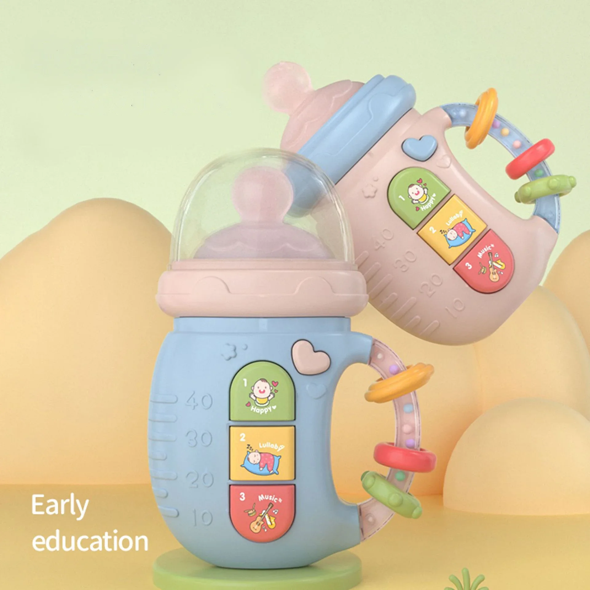Sonajero musical educativo para bebé: juguete suave relajante - imagen 5