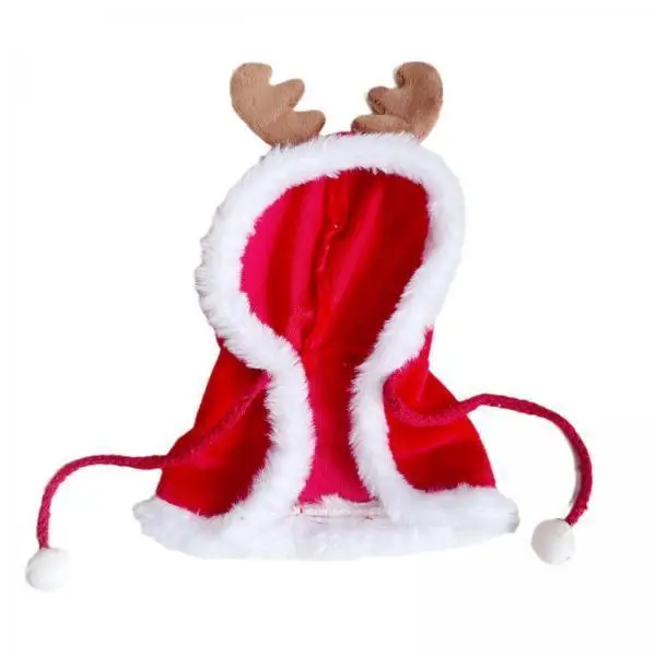 Capa navideña para muñecas de 15 cm