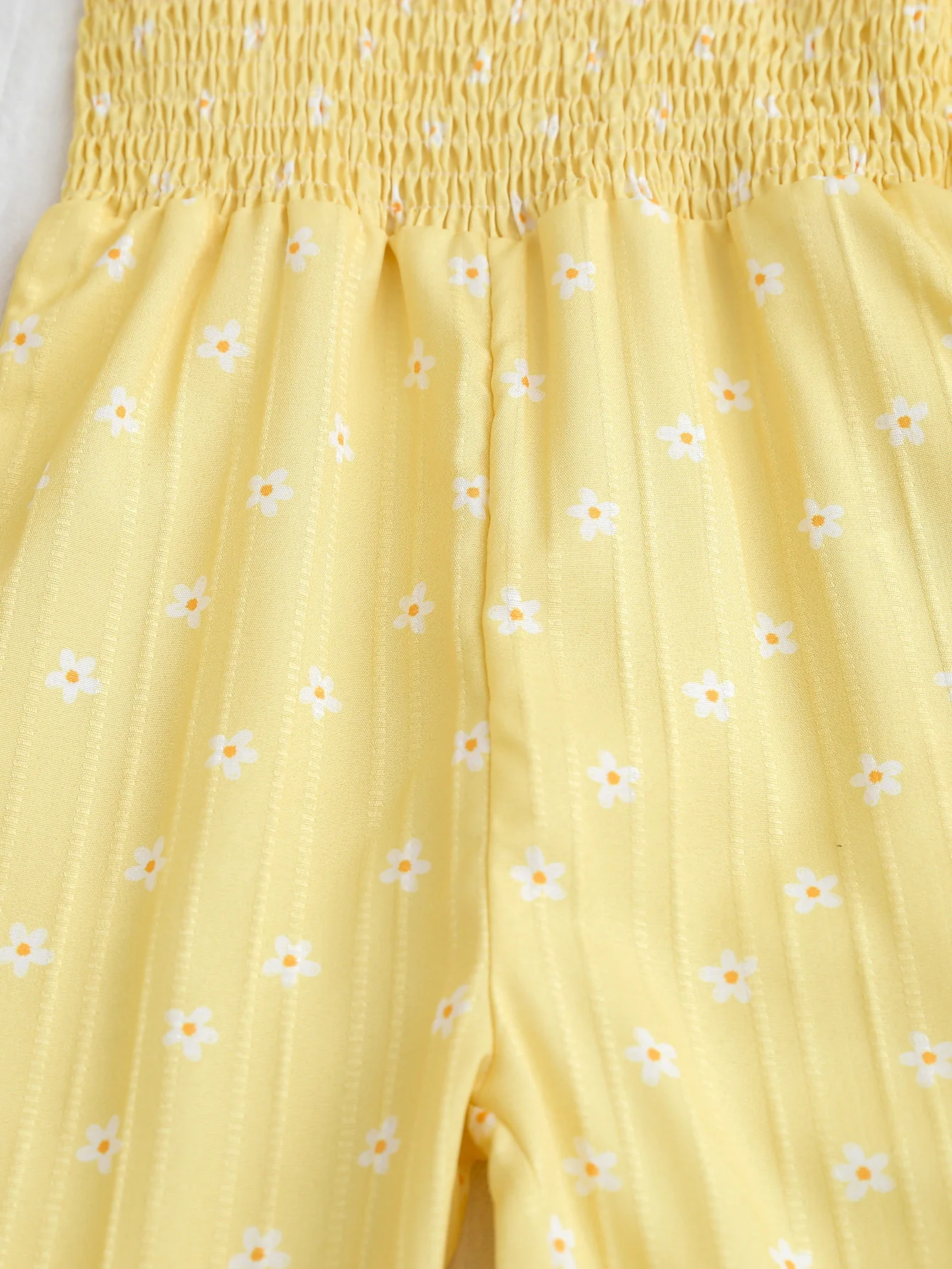 Mono floral con tirantes para niña, estilo verano informal - imagen 3