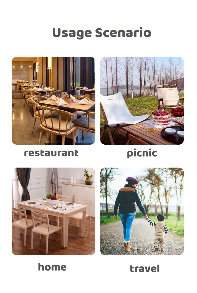 Silla de comedor plegable para bebé con arnés anticaídas ajustable - imagen 3