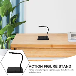 Soporte transparente ajustable para figuras de acción