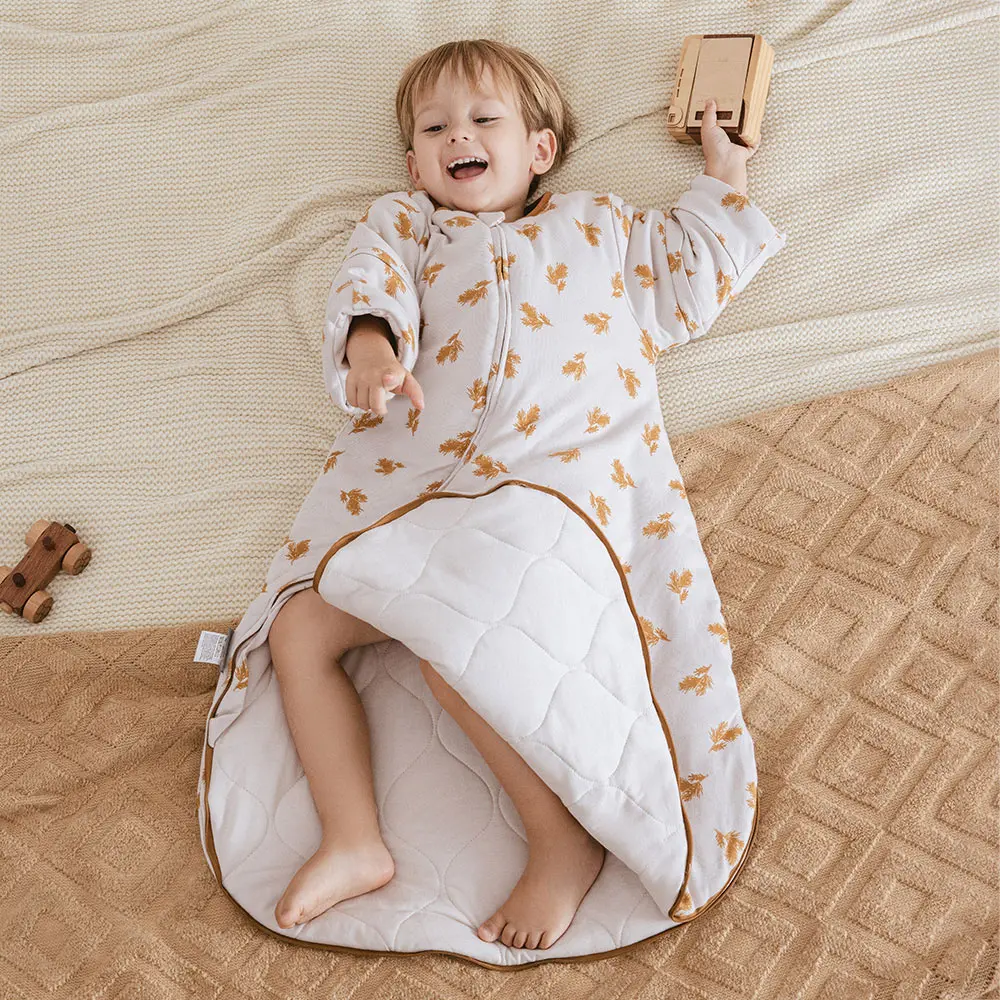 Saco de dormir con mangas extraíbles y manta antipatadas para bebés - imagen 3