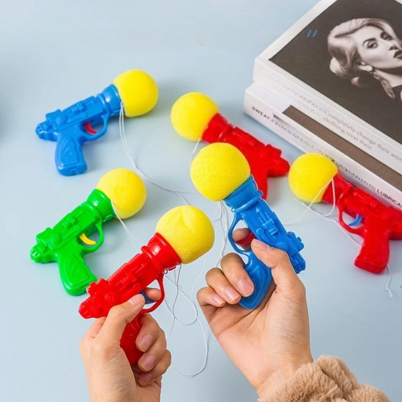 Pistola lanzabolas de esponja para niños juego interactivo - imagen 4
