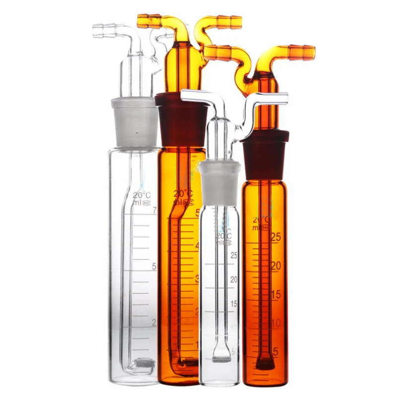 Tubo de absorción poroso transparente y botella