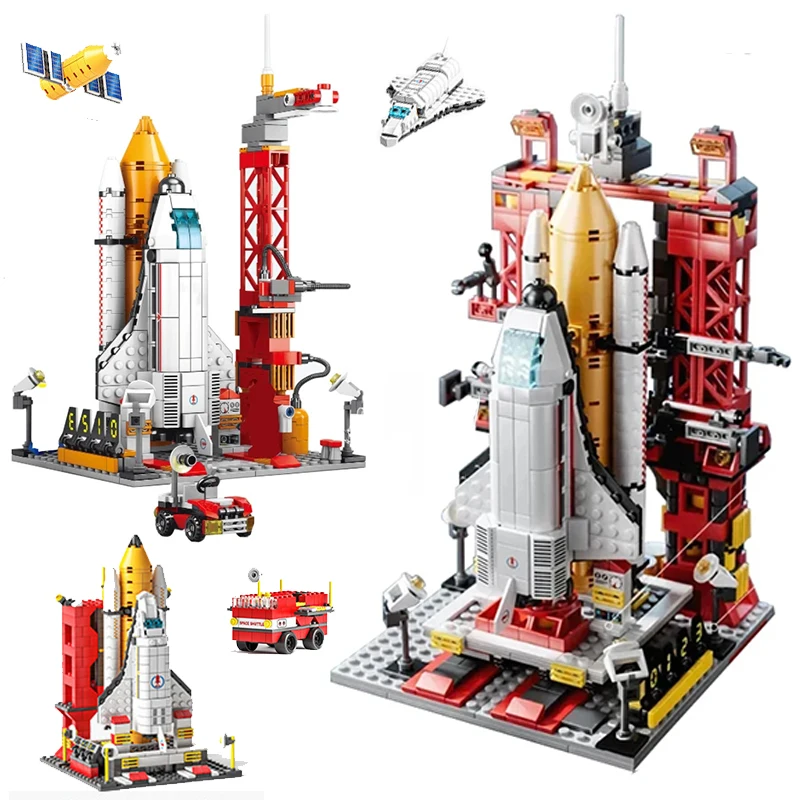 Bloques de construcción espacial para niños: cohetes y nave educativa - imagen 5