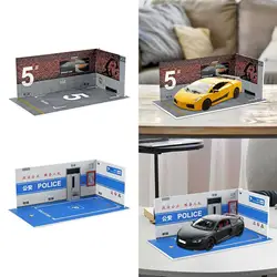 Garaje en miniatura para diorama y decoración infantil