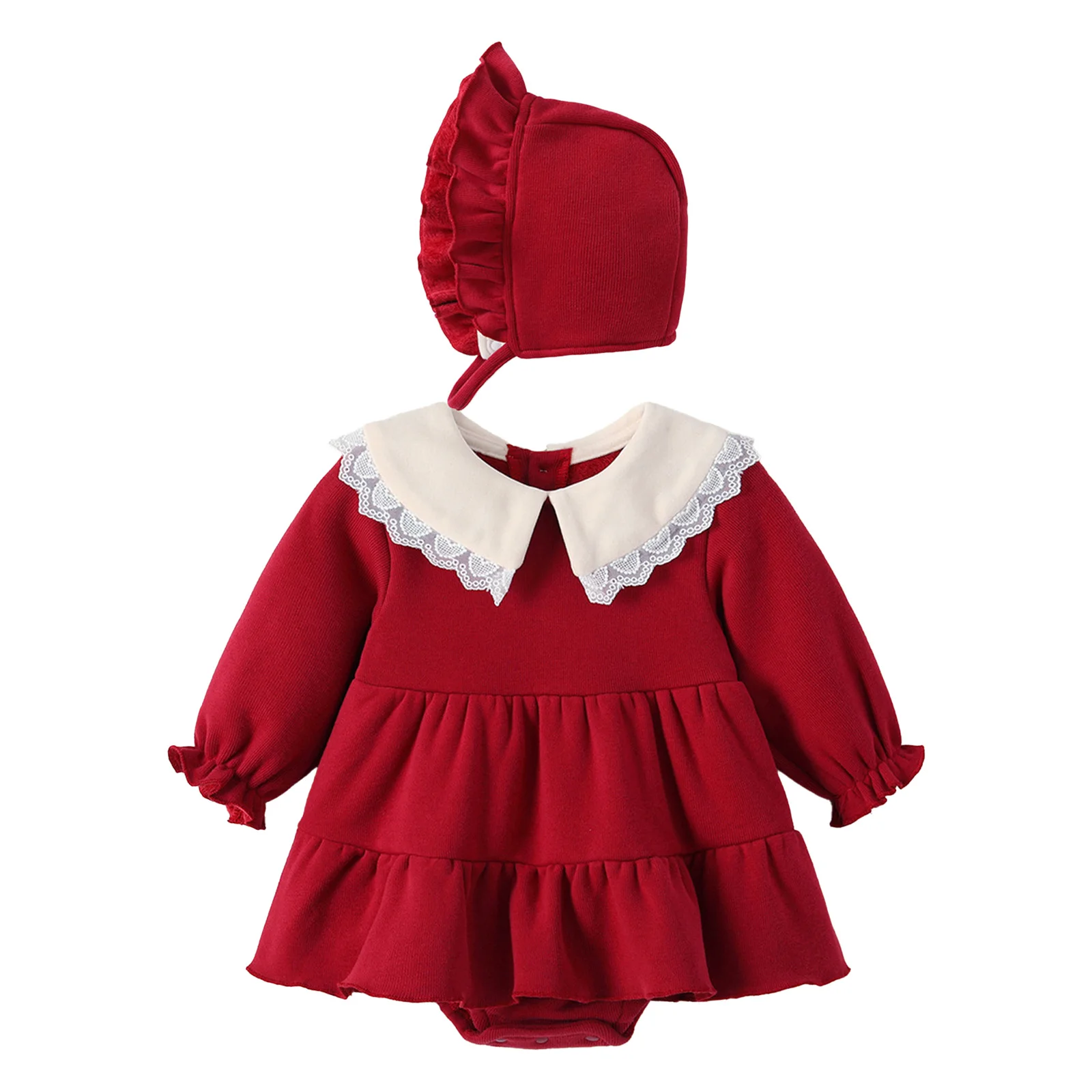 Conjunto con gorrito a juego