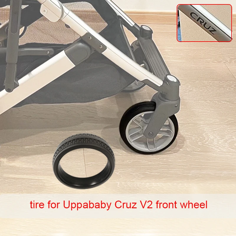 Uppababy Cruz V2 Neumático delantero para cochecito sin cámara PU