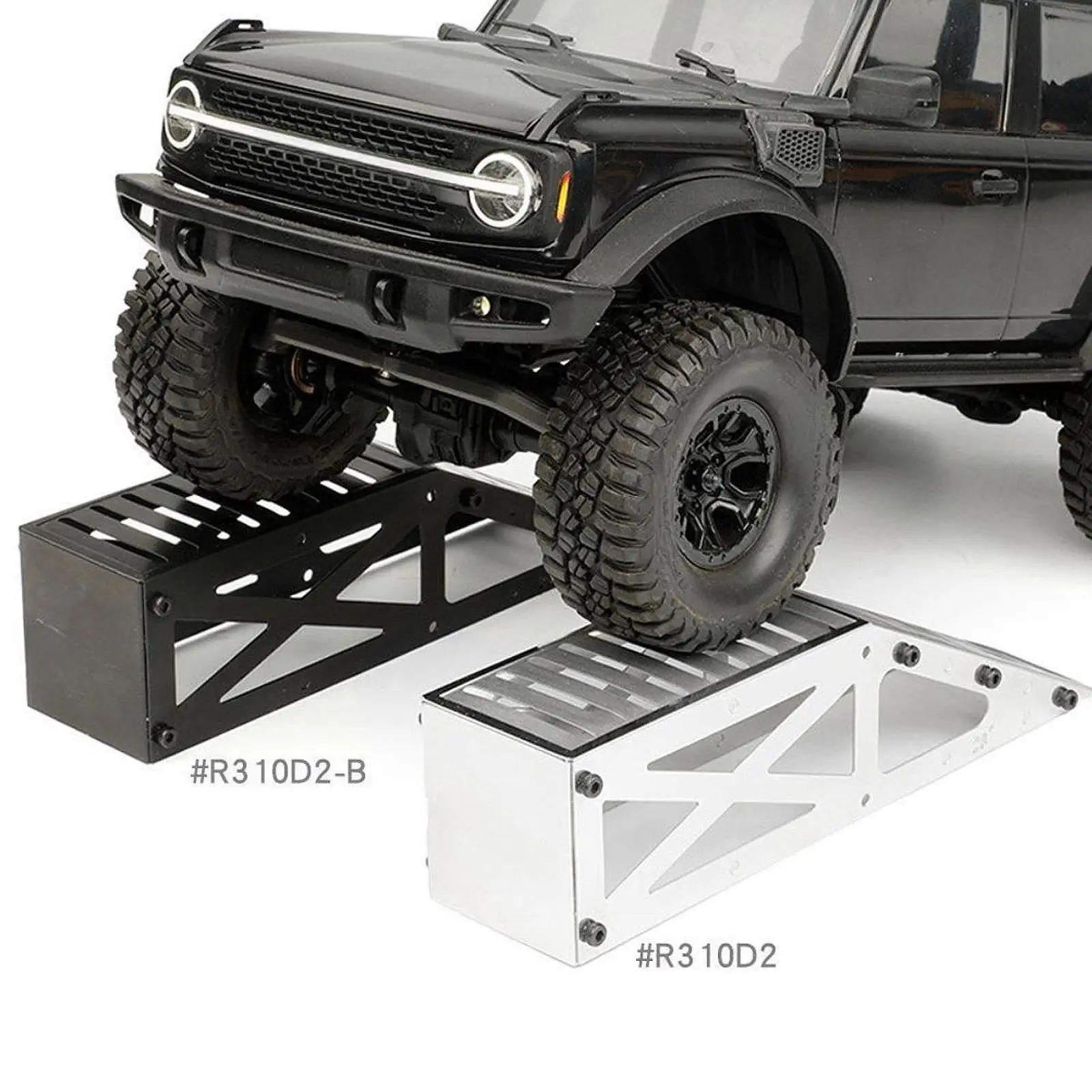 Puente de pista para coche RC acero inoxidable 1/18 - imagen 2