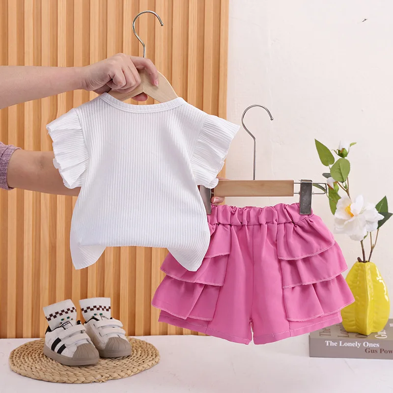 Conjunto de verano para bebé: camiseta y pantalón corto - imagen 2