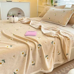 Manta de franela floral bebé – Suave y ligera siesta veraniega