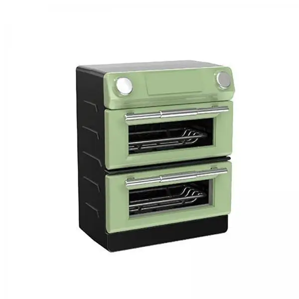 Horno microondas miniatura para casa de muñecas