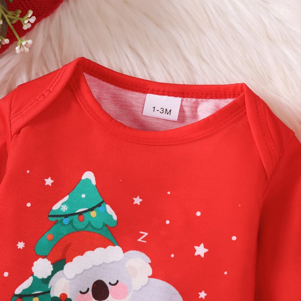Disfraz de Navidad para bebé koala manga larga con gorro - imagen 5