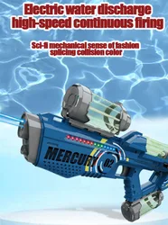Pistola de agua automática eléctrica de disparo continuo para playa